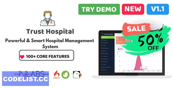 Trust Hospital Management ERP v1.1 &raquo; Premium Scripts, Plugins &amp; Mobile