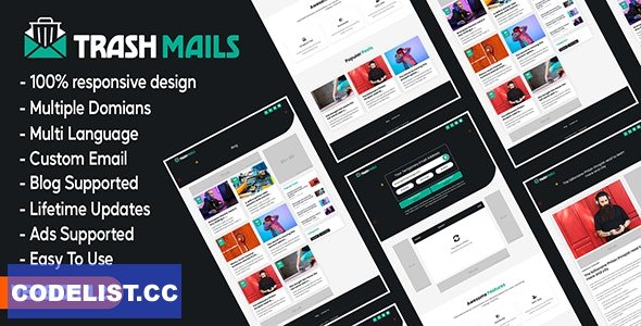 Trash Mails v1.4 - Temporary Email Address System - nulled » Premium Scripts, Plugins & Mobile