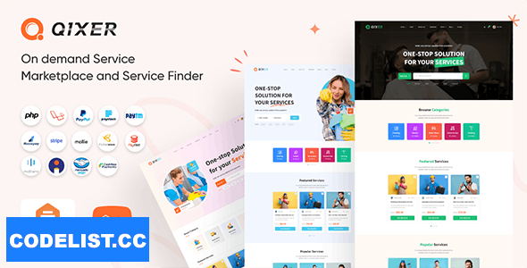 Qixer v2.5.0 - Multi-Vendor On demand Service Marketplace and Service Finder - nulled » Premium Scripts, Plugins & Mobile