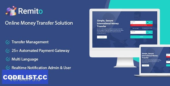 Remito v3.0.2 - Online Money Transfer Solution » Premium Scripts, Plugins & Mobile