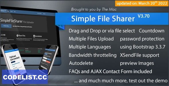 Simple File Sharer v3.70 » Premium Scripts, Plugins & Mobile