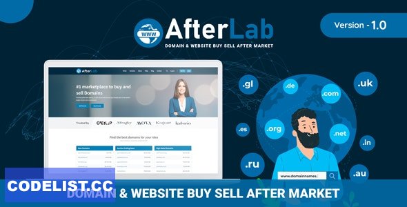 AfterLab v1.0 - Domain & Website Buy Sell After Marketplace - nulled » Premium Scripts, Plugins & Mobile