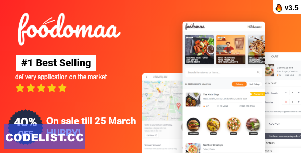 Foodomaa v3.5 - Multi-restaurant Food Ordering, Restaurant Management and Delivery Application + Modules - nulled » Premium Scripts, Plugins & Mobile