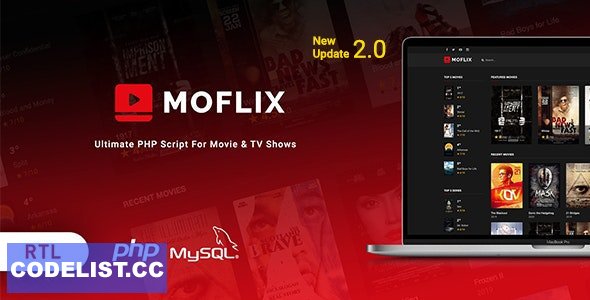 MoFlix v2.0 - Ultimate PHP Script For Movie & TV Shows » Premium Scripts, Plugins & Mobile