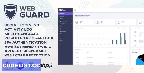 WebGuard v1.3.5 - Advanced PHP Login and User Management - nulled » Premium Scripts, Plugins & Mobile