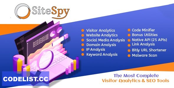 SiteSpy v8.0 - The Most Complete Visitor Analytics & SEO Tools - nulled » Premium Scripts, Plugins & Mobile