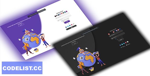 Premium Welcome Page for WoWonder v1.2 » Premium Scripts, Plugins & Mobile