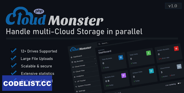 Cloud Monster v1.1 - PHP Script » Premium Scripts, Plugins & Mobile