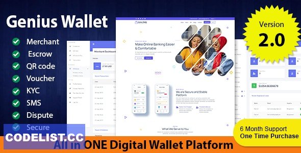 Genius Wallet v2.0 - Advanced Wallet CMS with Payment Gateway API - nulled » Premium Scripts, Plugins & Mobile