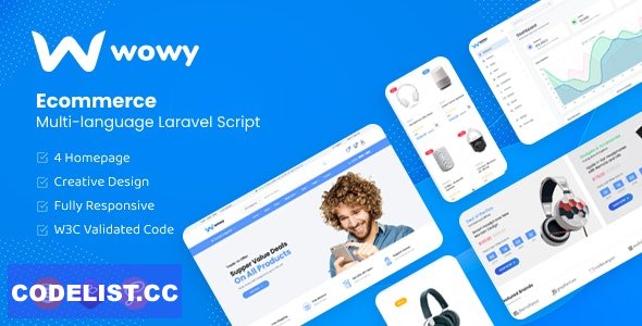 Wowy v1.30.2 - Multi-language Laravel eCommerce Script - nulled » Premium Scripts, Plugins & Mobile