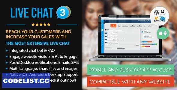 Live Support Chat v5.0.7 - Live Chat 3 - nulled &raquo; Premium Scripts, Plugins &amp; Mobile