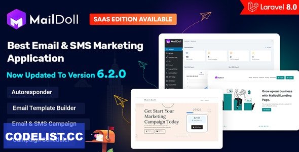 Maildoll v6.2.2 - Email Marketing &amp; SMS Marketing SaaS Application &raquo; Premium Scripts, Plugins &amp; Mobile
