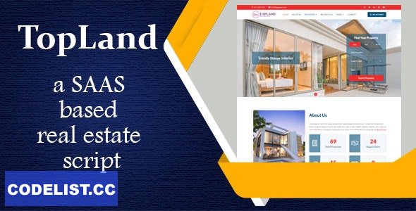 TopLand v1.1 - Laravel real estate agency portal with saas » Premium Scripts, Plugins & Mobile