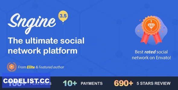 Sngine v3.5 - The Ultimate PHP Social Network Platform - nulled » Premium Scripts, Plugins & Mobile
