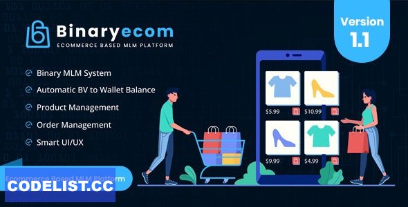 BinaryEcom v1.1 - Ecommerce Based MLM Platform - nulled » Premium Scripts, Plugins & Mobile