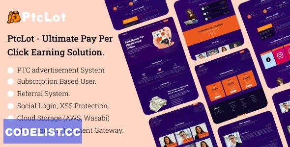 PtcLot v1.0 - Ultimate Pay Per Click Earning Solution » Premium Scripts, Plugins & Mobile
