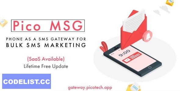 PicoMSG v1.2 - Phone As an SMS Gateway For Bulk SMS Marketing - nulled » Premium Scripts, Plugins & Mobile