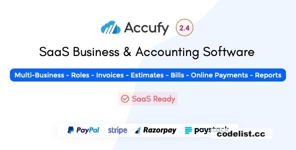 Accufy v2.4 - SaaS Business &amp; Accounting Software - nulled &raquo; Premium Scripts, Plugins &amp; Mobile