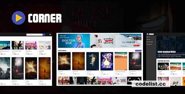 Corner v1.0 - Movie & TV Show Download and view script Theme » Premium Scripts, Plugins & Mobile