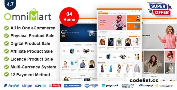 OmniMart v6.1 - eCommerce CMS - Laravel eCommerce script - nulled » Premium Scripts, Plugins & Mobile