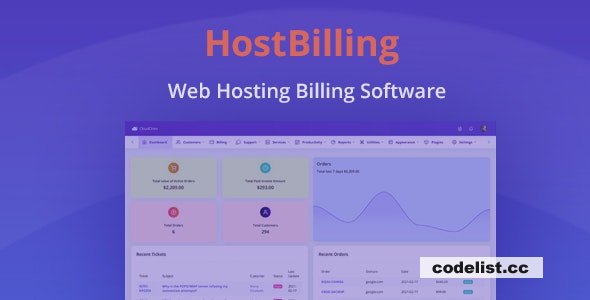 HostBilling - Web Hosting Billing & Automation Software - 19 April 2022 » Premium Scripts, Plugins & Mobile