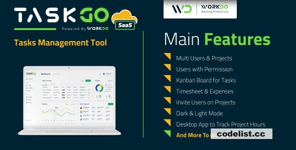 TaskGo SaaS v5.1 ᄄC Tasks Management Tool - nulled » Premium Scripts, Plugins & Mobile