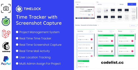 Timelock v1.5 - Project Management System With Screenshot Capture » Premium Scripts, Plugins & Mobile