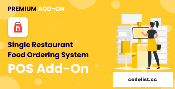 Single Restaurant POS Manager add-on - 31 July 2022 » Premium Scripts, Plugins & Mobile