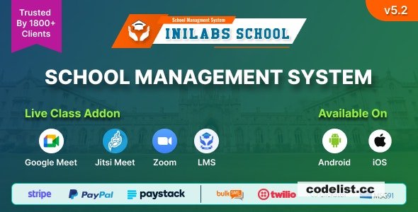 Inilabs School Express v5.8 - School Management System » Premium Scripts, Plugins & Mobile