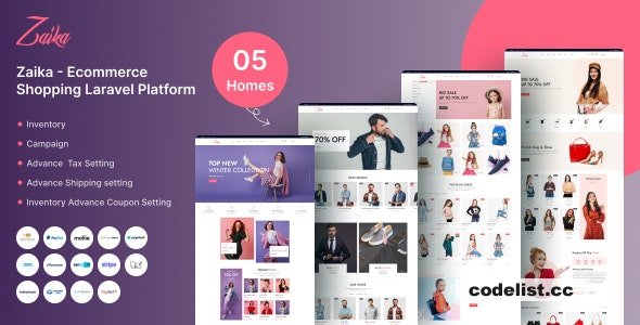 Zaika eCommerce CMS v2.0.5 - Laravel eCommerce Shopping Platform - nulled » Premium Scripts, Plugins & Mobile