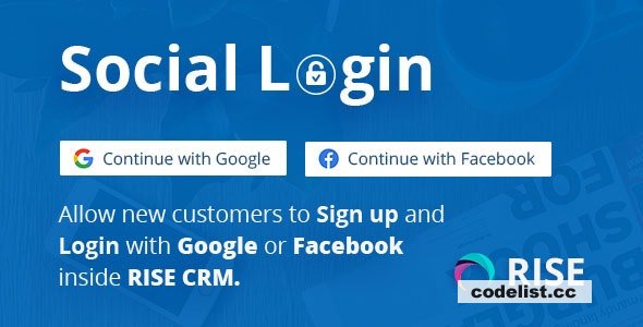 Social Login for RISE CRM v1.0.2 » Premium Scripts, Plugins & Mobile