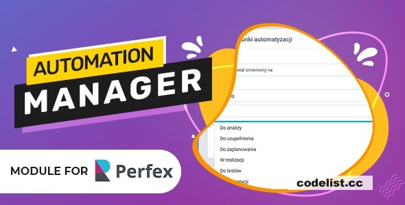 Automation Manager for Perfex CRM v1.1.0 » Premium Scripts, Plugins & Mobile