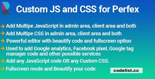 Elite Custom JS and CSS module for Perfex CRM v1.0.4 » Premium Scripts, Plugins & Mobile
