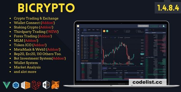Bicrypto v1.4.8.5.4 - Crypto Trading Platform, Exchanges, KYC, Charting Library, Wallets, Binary Trading, News » Premium Scripts, Plugins & Mobile