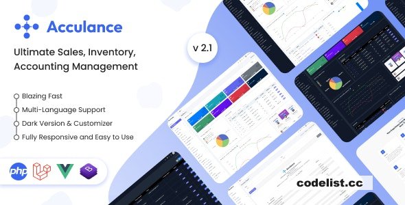 Acculance v2.1 - Ultimate Sales, Inventory, Accounting Management System - nulled » Premium Scripts, Plugins & Mobile