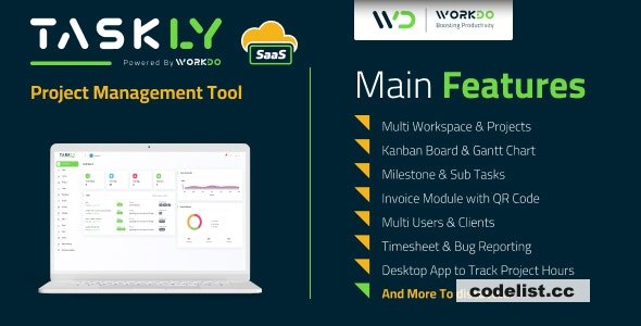 TASKLY SaaS v4.0 ᄄC Project Management Tool - nulled » Premium Scripts, Plugins & Mobile