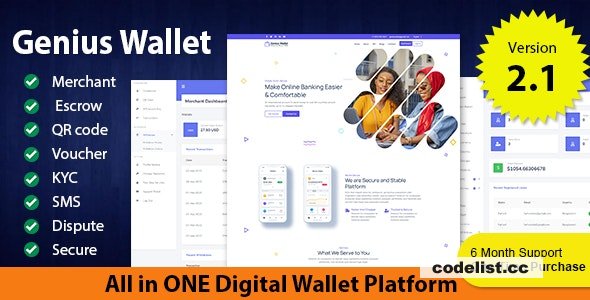 Genius Wallet v2.1 - Advanced Wallet CMS with Payment Gateway API - nulled » Premium Scripts, Plugins & Mobile