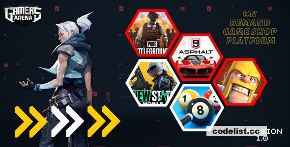 Gamers Arena v1.0 - Digital Online Game Store, Game Top Up , Voucher & Gamer ID Selling Tools » Premium Scripts, Plugins & Mobile
