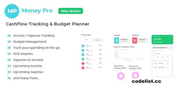 Money Pro v3.1 - Cashflow and Budgeting Manager » Premium Scripts, Plugins & Mobile