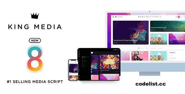 King Media v8.0 - Viral News Video Magazine - nulled » Premium Scripts, Plugins & Mobile