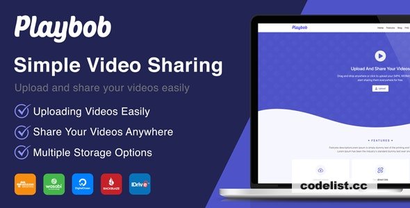 Playbob v1.1 - Simple Video Sharing - nulled &raquo; Premium Scripts, Plugins &amp; Mobile