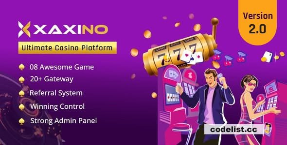 Xaxino v2.0 - Ultimate Casino Platform - nulled » Premium Scripts, Plugins & Mobile