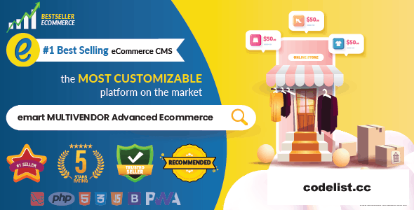 emart v3.9 - Laravel Multi-Vendor Ecommerce Advanced CMS - nulled » Premium Scripts, Plugins & Mobile