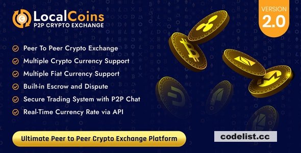 LocalCoins v2.2 - Ultimate Peer to Peer Crypto Exchange Platform - nulled » Premium Scripts, Plugins & Mobile