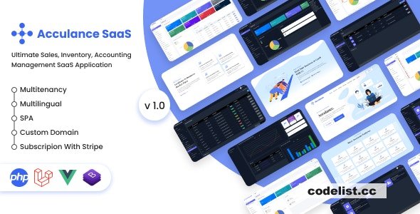 Acculance SaaS v3.0.0 - Multitenancy Based POS, Accounting Management System - nulled » Premium Scripts, Plugins & Mobile