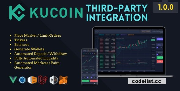 KuCoin v1.0 - Third-party Provider For Bicrypto - Market/Limit Orders, Fully Automated Liquidity » Premium Scripts, Plugins & Mobile