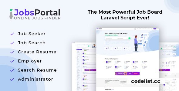 Jobs Portal v3.5 - Job Board Laravel Script &raquo; Premium Scripts, Plugins &amp; Mobile