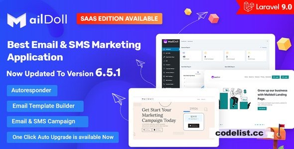 Maildoll v6.6.0 - Email Marketing & SMS Marketing SaaS Application » Premium Scripts, Plugins & Mobile