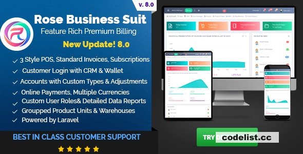Rose Business Suite v8.0 - Accounting, CRM and POS Software - nulled » Premium Scripts, Plugins & Mobile