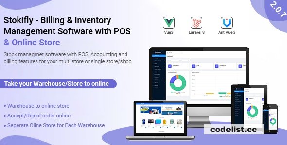 Stockifly v2.0.7 - Billing & Inventory Management with POS and Online Shop » Premium Scripts, Plugins & Mobile